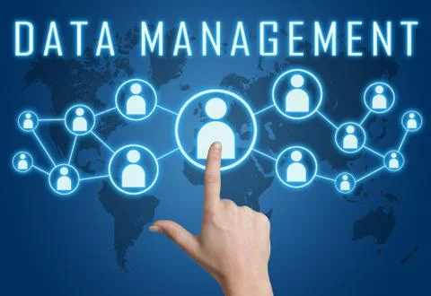 Data management Stockillustratie