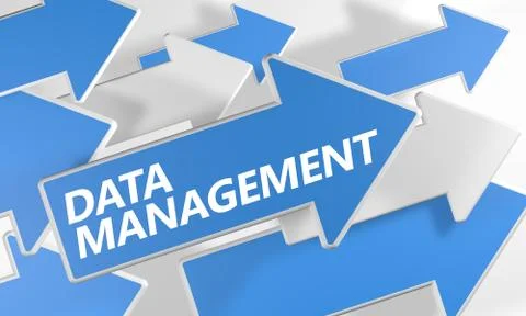 Data management Stock Illustration