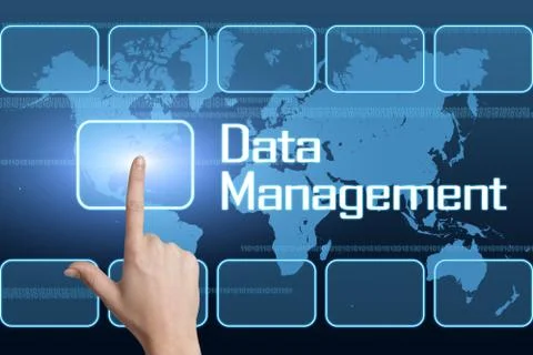 Data management Stock Illustration