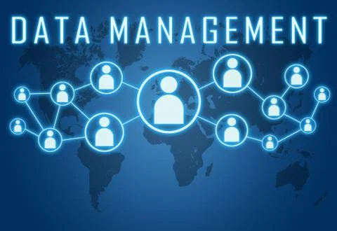 Data management Stock Illustration