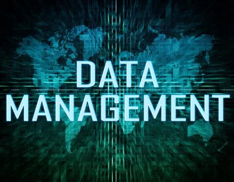 Data management Stock Illustration