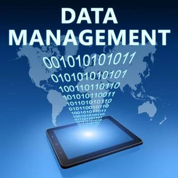 Data management Stock Illustration