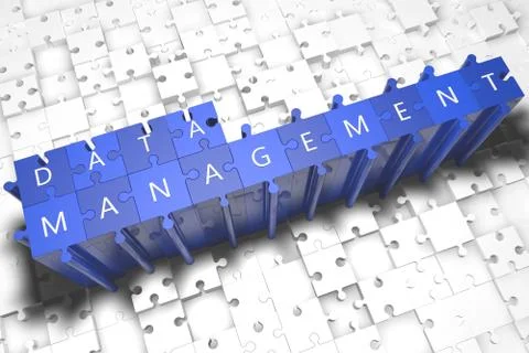 Data management Stock Illustration