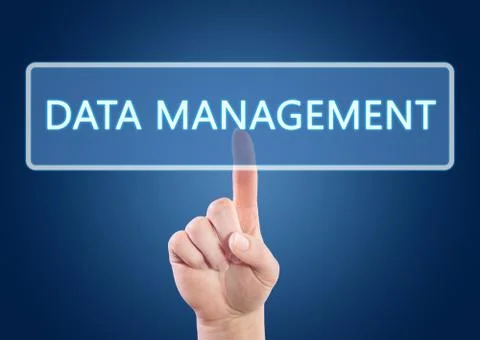 Data management Stockillustratie