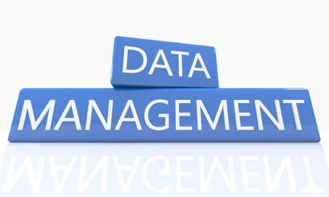 Data management Illustrazione stock