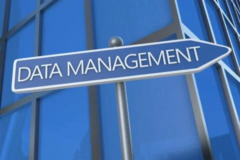 Data management Stock Illustration