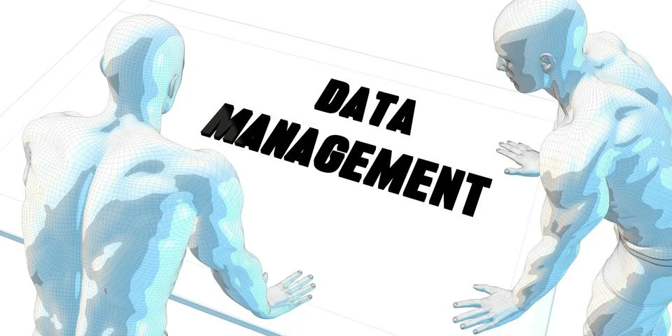 Data Management 스톡 일러스트