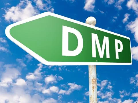 Data management platform Illustrazione stock