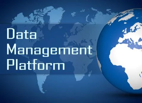 Data management platform 스톡 일러스트