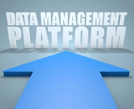 Data Management Platform Stock Illustration