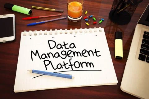Data Management Platform Stock Illustration