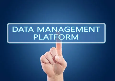 Data Management Platform Stock Illustration