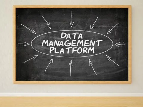 Data Management Platform Stock Illustration