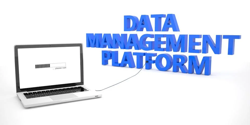 Data Management Platform Stock Illustration