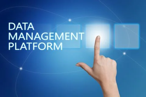 Data Management Platform Stock Illustration