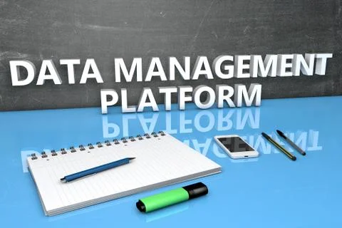 Data Management Platform Stock Illustration