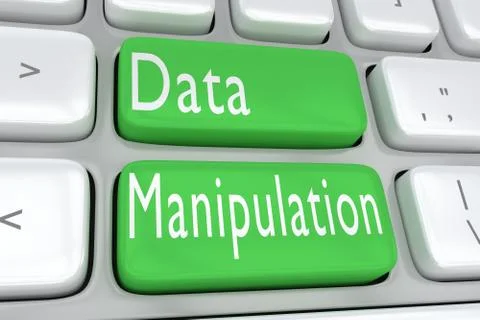 Data Manipulation concept Illustrazione stock