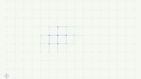 Data Matrix Grid Transforming Across Map for Business Use Cases Vidéo 334018254
