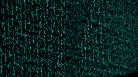 Data matrix modern motion background loop blue Stock Footage 133101814