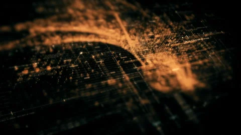 Data Matrix Nexus Advanced Simulation UI Background 库存影片 248942038