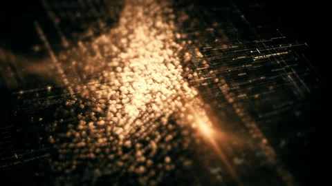 Data Matrix Nexus Advanced Simulation UI Background Vidéo 248943252