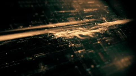 Data Matrix Nexus Advanced Simulation UI Background Vídeo Stock 248944567