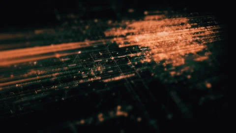 Data Matrix Nexus Advanced Simulation UI Background Stock Footage 248945845