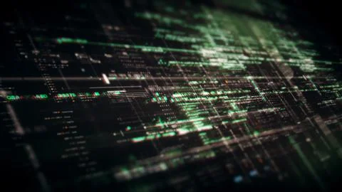 Data Matrix Nexus Advanced Simulation UI Background イラスト素材