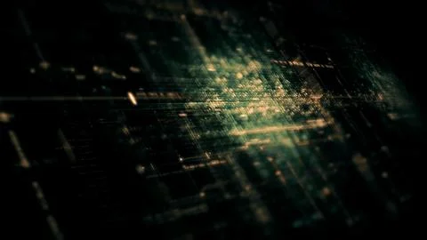 Data Matrix Nexus Advanced Simulation UI Background 스톡 일러스트