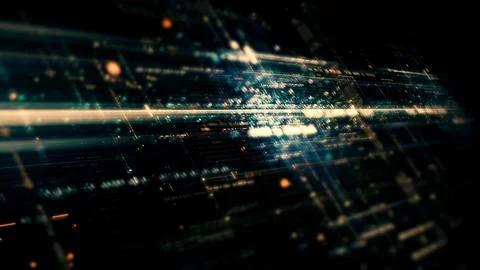 Data Matrix Nexus Advanced Simulation UI Background 스톡 일러스트