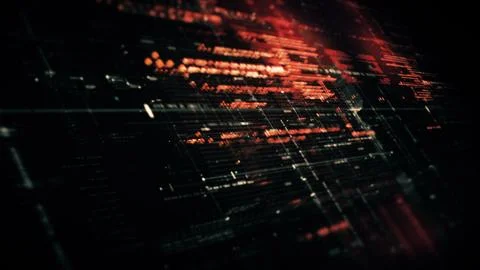 Data Matrix Nexus Advanced Simulation UI Background イラスト素材