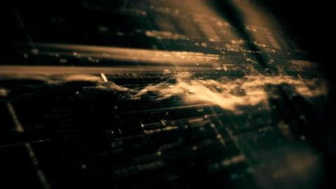 Data Matrix Nexus Advanced Simulation UI Background Stock Illustration