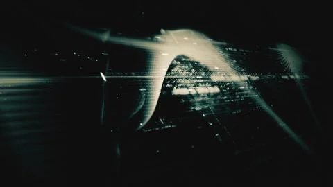 Data Matrix Nexus Advanced Simulation UI Background 스톡 일러스트