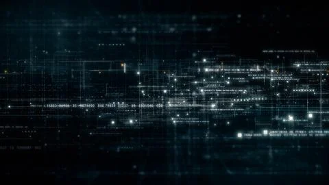 Data Matrix Nexus Advanced Simulation UI Background イラスト素材