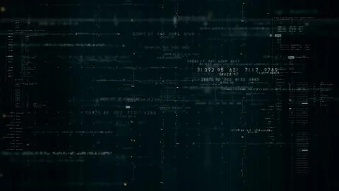 Data Matrix Nexus Advanced Simulation UI Background イラスト素材