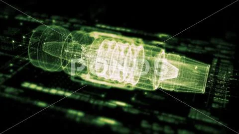 Data Matrix Nexus Advanced Simulation UI Background: Graphic #249985425