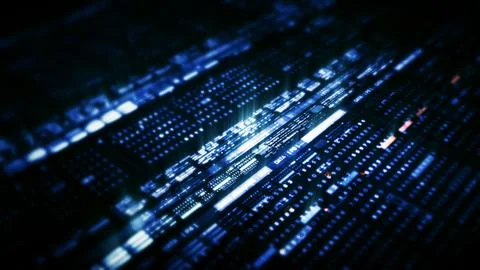 Data Matrix Nexus Advanced Simulation UI Background イラスト素材