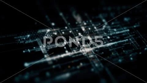 Data Matrix Nexus Advanced Simulation UI Background Illustration #249985912