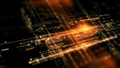 Data Matrix Nexus Advanced Simulation UI Background イラスト素材