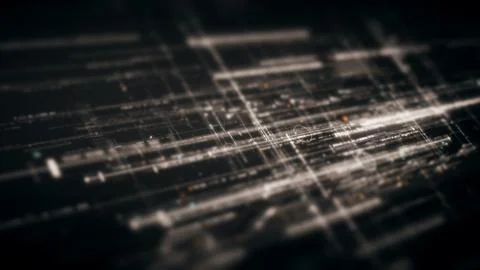 Data Matrix Nexus Advanced Simulation UI Background Stock Illustration