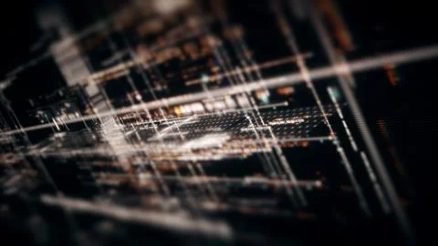 Data Matrix Nexus Advanced Simulation UI Background イラスト素材