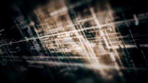 Data Matrix Nexus Advanced Simulation UI Background 스톡 일러스트