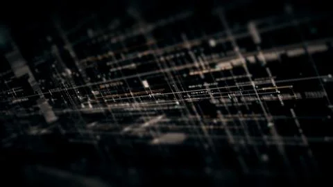 Data Matrix Nexus Advanced Simulation UI Background 스톡 일러스트