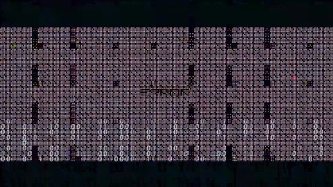 Data Matrix - Streaming Binary Code Stock-Footage 343102042
