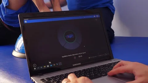 Data measured by a software for physiotherapy diagnosis Vídeo Stock 167390088