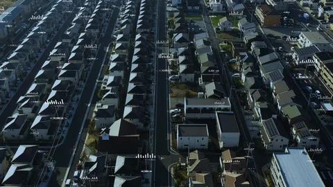 Data measurement system concept. Environment monitoring. Stock Footage 116231118