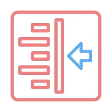 Data Migration Icon, Transferring Information Illustrazione stock