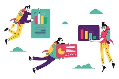 Data Migrationillustration Stock Illustration