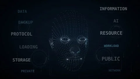 Data mind plexus network of glowing connected particles Vídeos de archivo 340201448