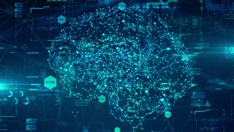 Data Mining AI Artificial Intelligence Machine Learning Visualization, backgroun Vidéo 317806798